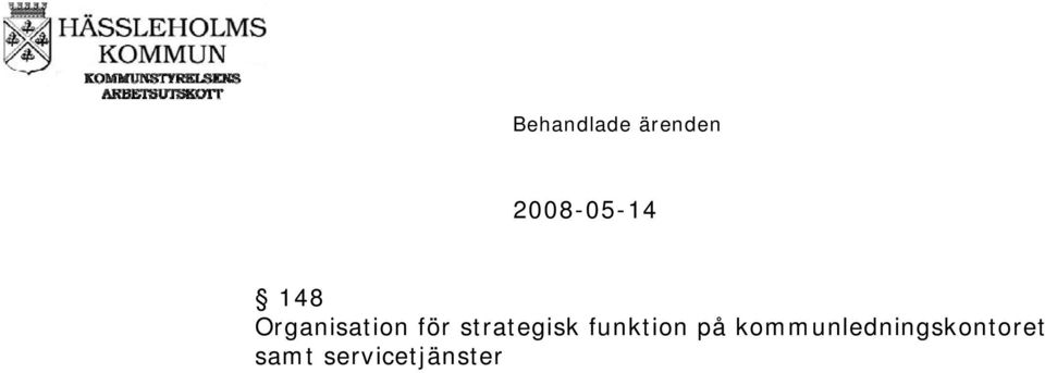 strategisk funktion på