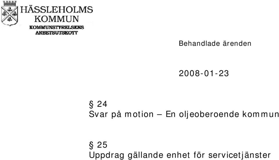 kommun 25 Uppdrag