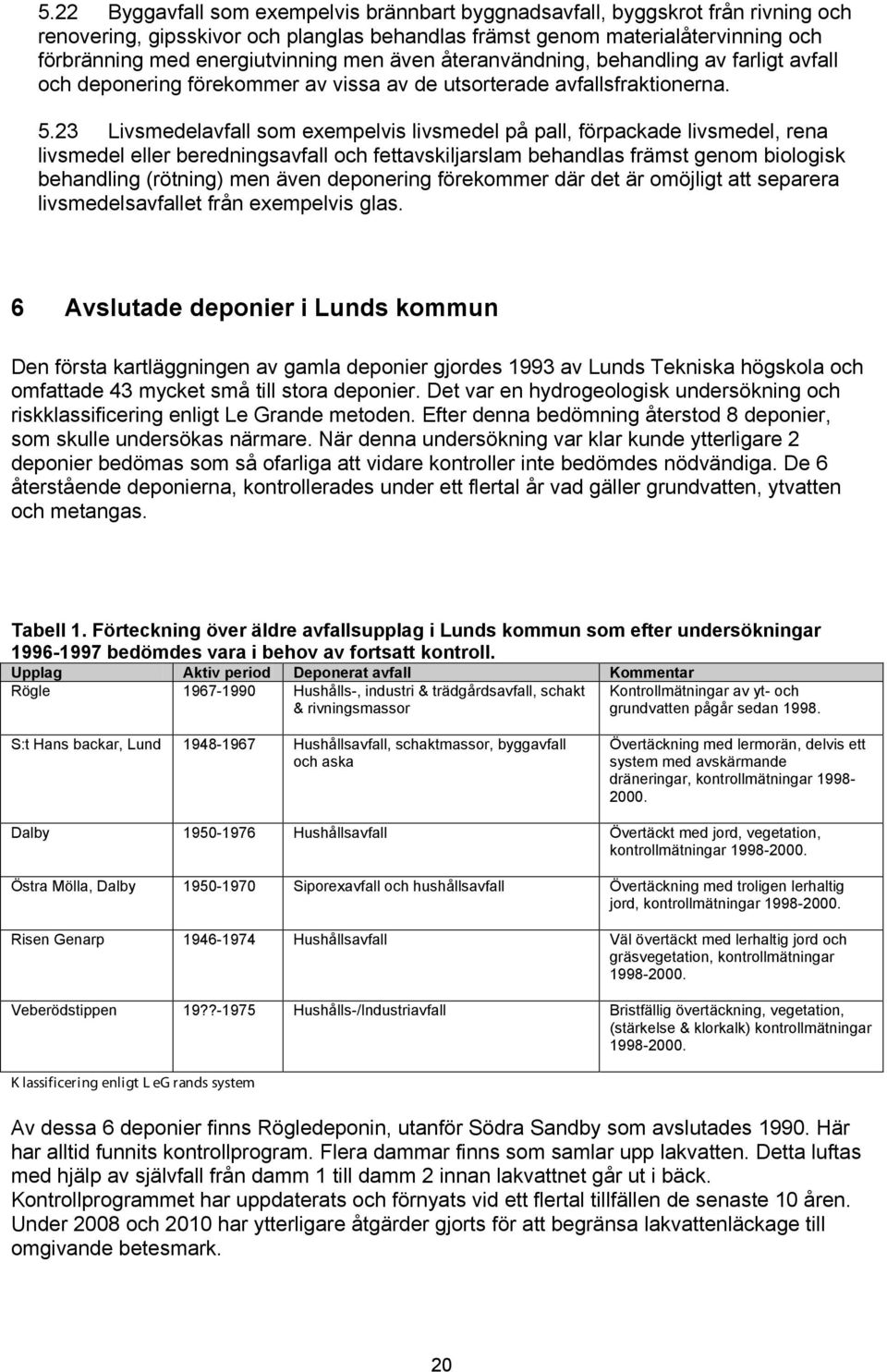 23 Livsmedelavfall som exempelvis livsmedel på pall, förpackade livsmedel, rena livsmedel eller beredningsavfall och fettavskiljarslam behandlas främst genom biologisk behandling (rötning) men även