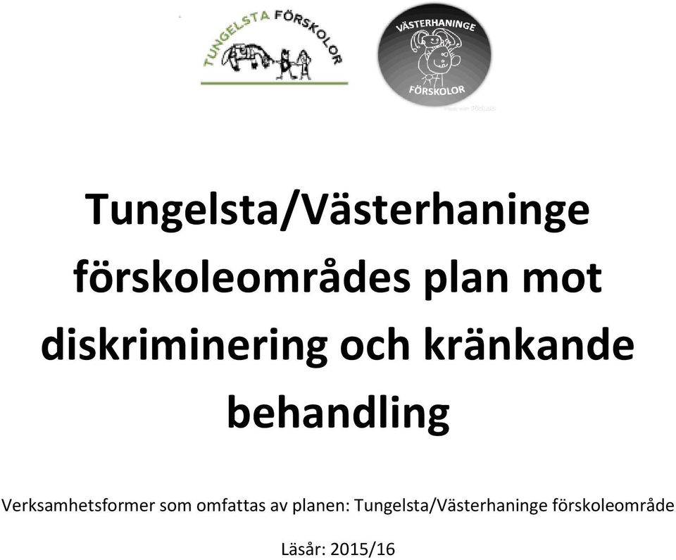 Verksamhetsformer som omfattas av planen: