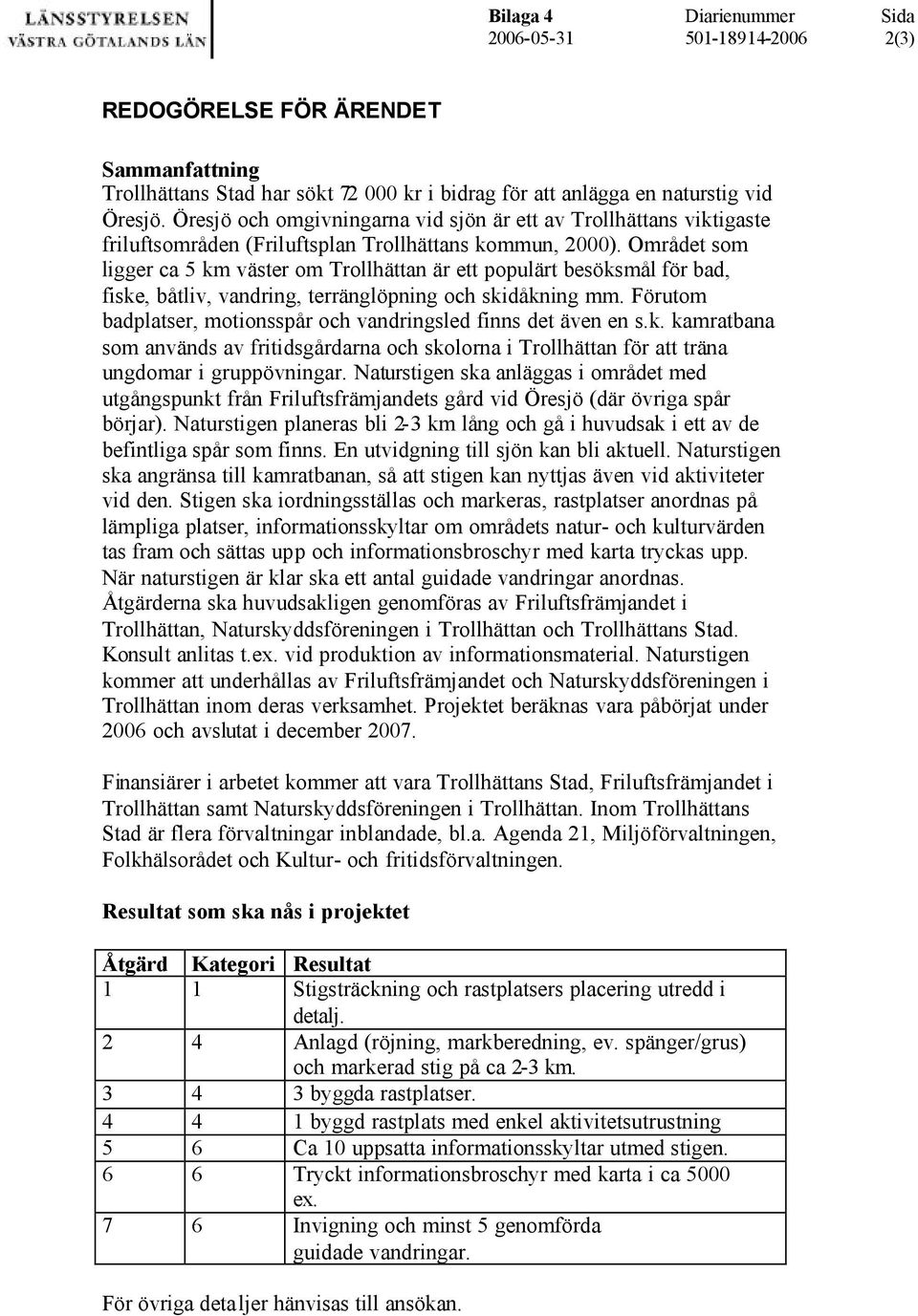 Området som ligger ca 5 km väster om Trollhättan är ett populärt besöksmål för bad, fiske, båtliv, vandring, terränglöpning och skidåkning mm.