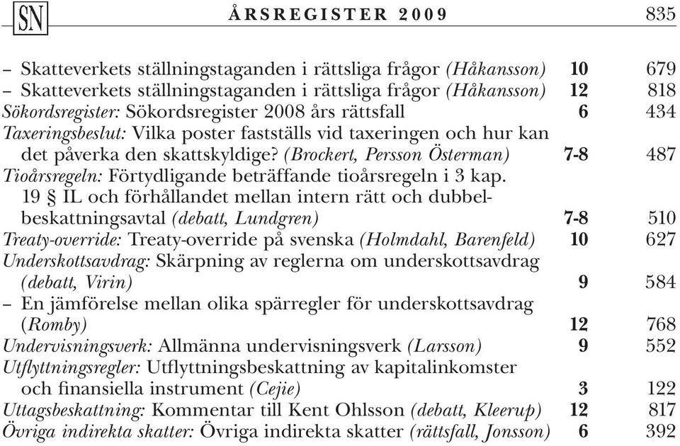 (Brockert, Persson Österman) 7-8 487 Tioårsregeln: Förtydligande beträffande tioårsregeln i 3 kap.