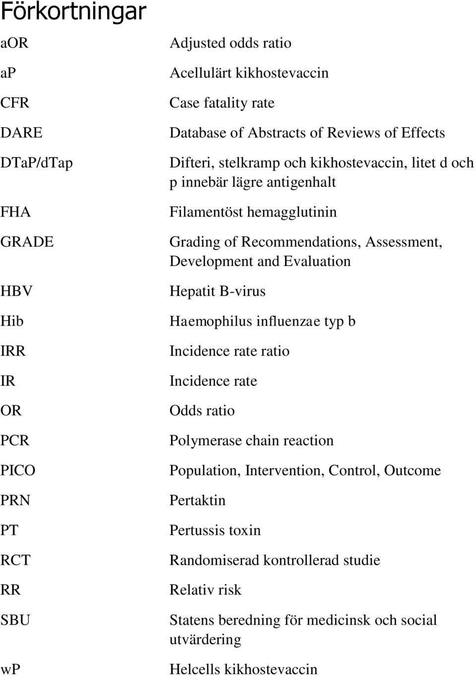 Assessment, Development and Evaluation Hepatit B-virus Haemophilus influenzae typ b Incidence rate ratio Incidence rate Odds ratio Polymerase chain reaction Population,