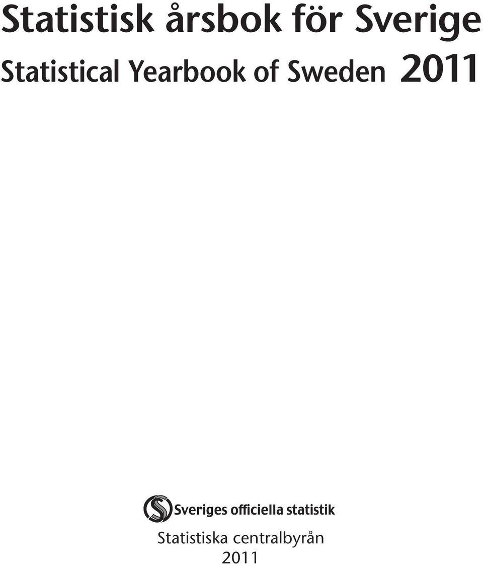Yearbook of Sweden 2011