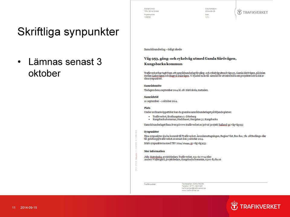 senast 3 oktober