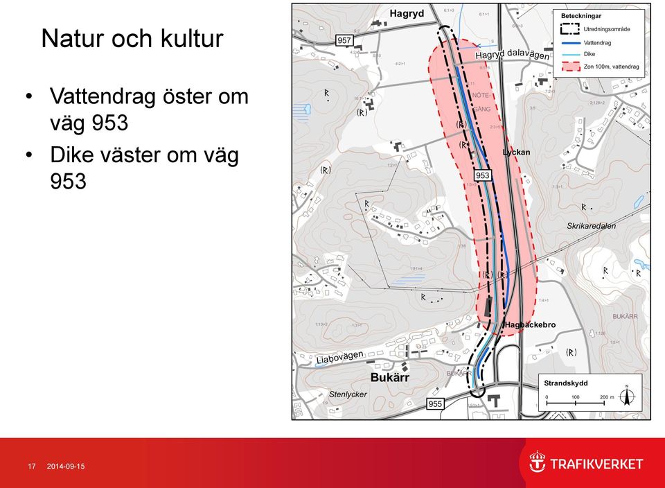 953 Dike väster om väg