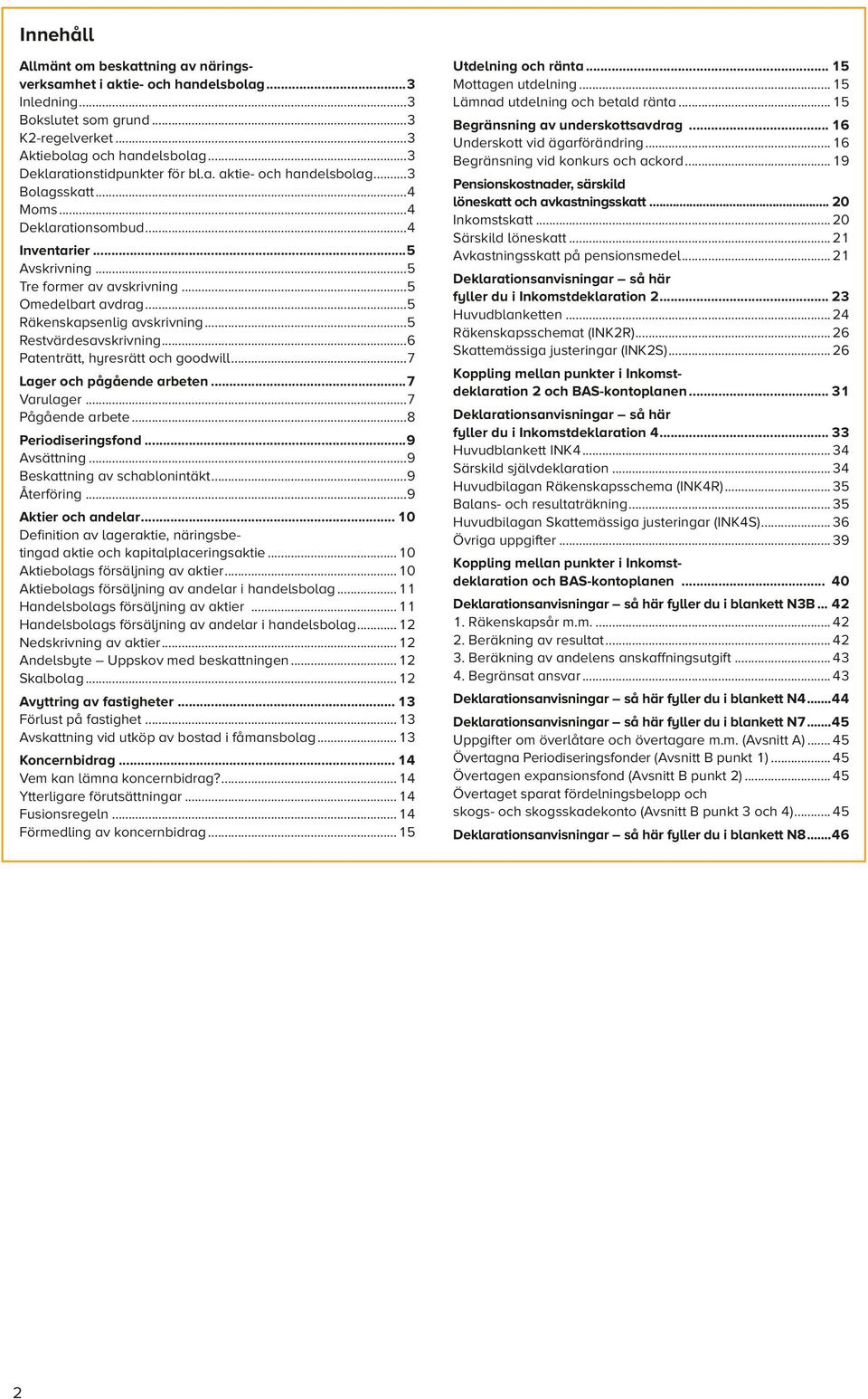 ..5 Restvärdesavskrivning...6 Patenträtt, hyresrätt och goodwill...7 Lager och pågående arbeten...7 Varulager...7 Pågående arbete...8 Periodiseringsfond...9 Avsättning...9 Beskattning av schablonintäkt.