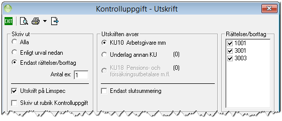 Specifikationsnummer i ruta 570 samma nummer för alla Tidigare användes anställningsid som specifikationsnummer, med undantag för anställningsid som inleddes med nollor eller som innehöll bokstäver.