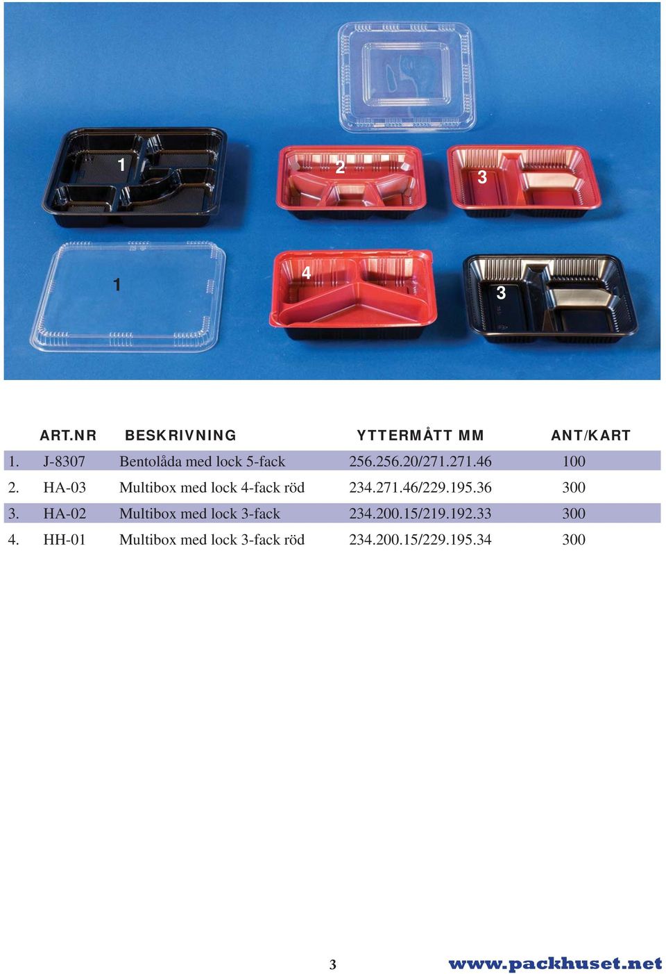 HA-0 Multibox med lock -fack röd.7./9.95. 00.