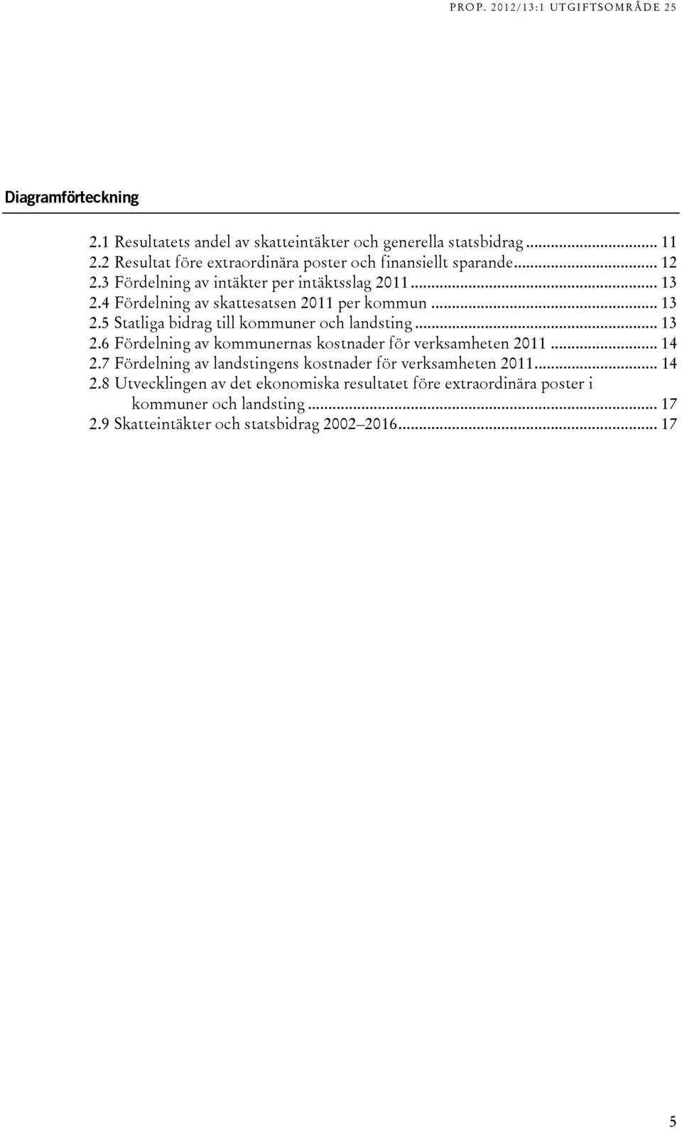 4 Fördelning av skattesatsen 2011 per kommun... 13 2.5 Statliga bidrag till kommuner och landsting... 13 2.6 Fördelning av kommunernas kostnader för verksamheten 2011.