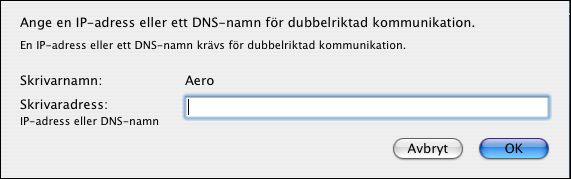 SKRIVA UT FRÅN MAC OS X 21 Aktivera dubbelriktad kommunikation Om du har aktiverat ett TCP/IP-nätverk kan du hämta status för MFP från Fiery X7 och visa den i skrivardrivrutinen med funktionen