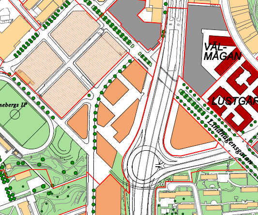 Sida 5 (10) Bostäder Ikano Bostad Bostadskvarter att markanvisa Bostäder Borätt / Seniorgården Kontor Skanska Bostäder Skanska Trafikplats Kristineberg Trafikverket Samverkanscentralen Staden