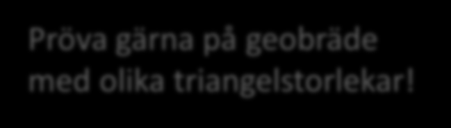 6) Användning av axiom Konstruera linjen XY som är parallell med AC Då blir ΛA = ΛXBA och ΛC = ΛCBY (alternatvinklar) Triangelns