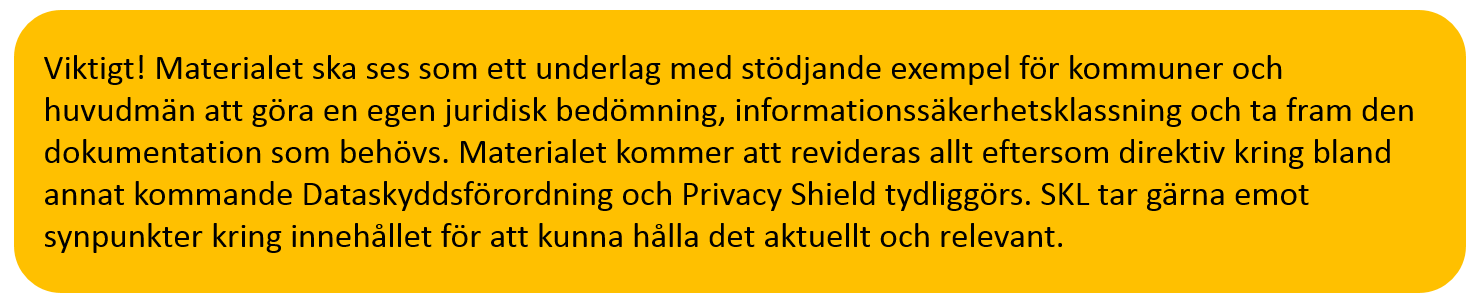 Ett fiktivt eempel att använda som diskussionsunderlag Systemsä kerhetsänälys Protokoll fo r kräv och klässificering 1 Detta dokument är ett fiktivt eempel på hur en genomförd systemsäkerhetsanalys