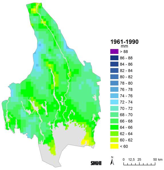 Klimatindikatorerna visas vanligen som stapeldiagram och det går att ladda hem data. 27 4.