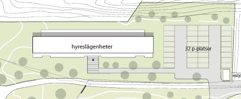 8 (9) Figur 6 Område där dilatationsfogar rekommenderas i bottenplattan.