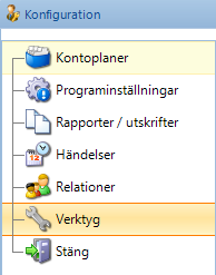 Händelser och relationer Här lägger du in olika typer av händelser och relationer som används i programmet. Skapa ny händelse eller relation Klicka på knappen Nytt.