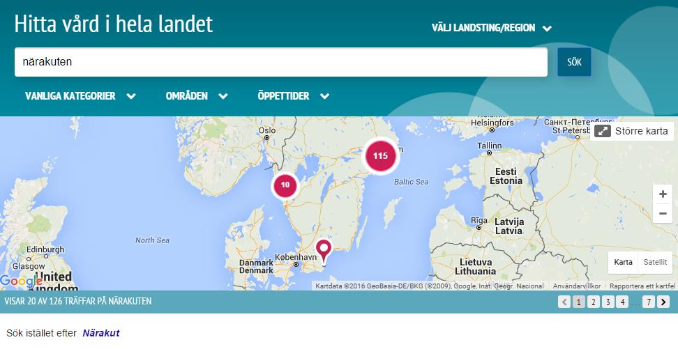 I resultatvyn visas nu ett förslag på en alternativ sökfråga. 10.11. Hur fungerar sökstödet vid felskrivningar och felstavningar vid förslag på sökord?