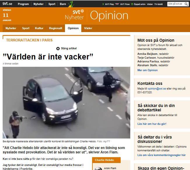 Figur 2.5 SVTs politikblogg på svt.