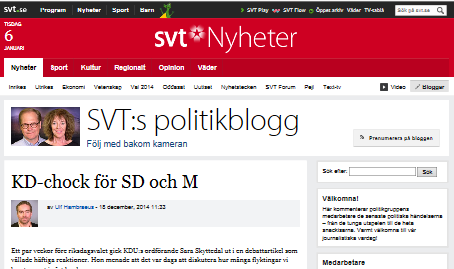 6 SVTs opinionssida som inte sänds i tv