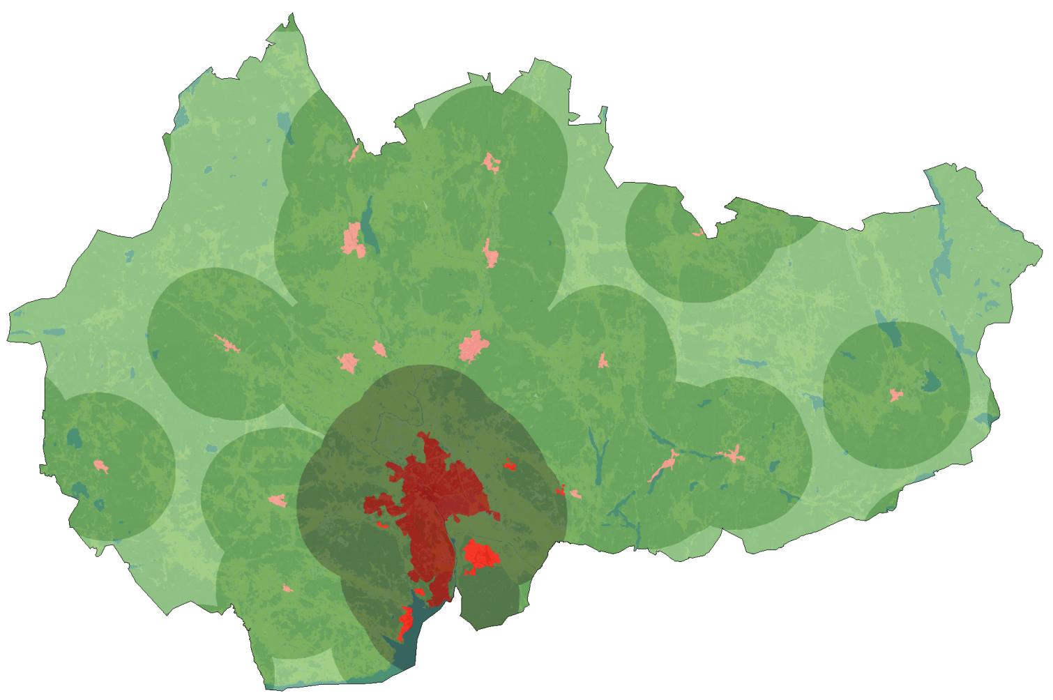 Vilken landsbygd har störst