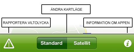 F. Appjämförelse Vid nyhetsgranskningen upptäcktes att Nationella viltolycksrådet har gett ut en app där användaren får instruktioner om vad som skall göras när en viltolycka inträffat.