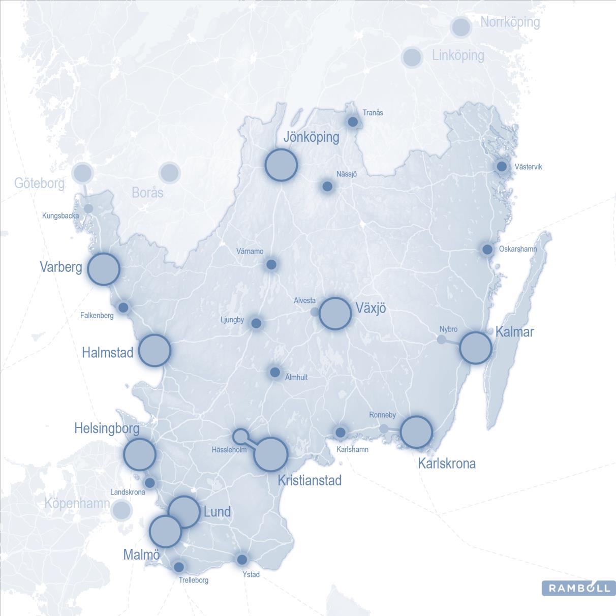 Systemanalys för Sydsveriges Infrastruktur - Geografisk utvidgning av kartmaterial Datum: 2015-12-03 Beställare: Ulrika Geeraedts,