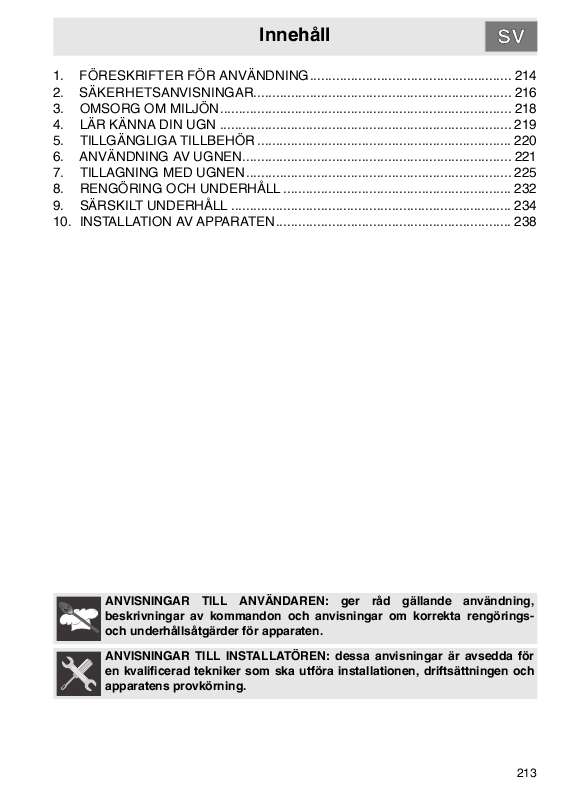 Du hittar svar på alla dina frågor i instruktionsbok (information, specifikationer,