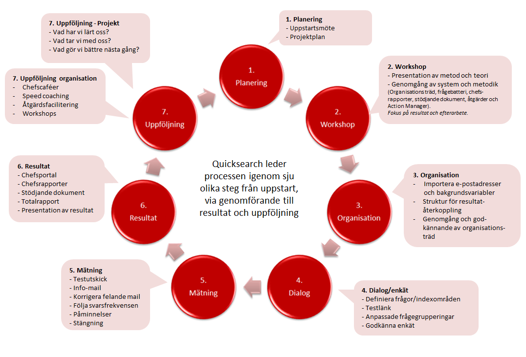 QS övergripande process för