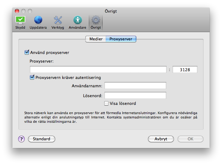 5. Avancerade användare 5.1 Importera och exportera inställningar Det går att importera och exportera ESET Cybersecuritykonfigurationer i Avancerat läge under Inställningar.