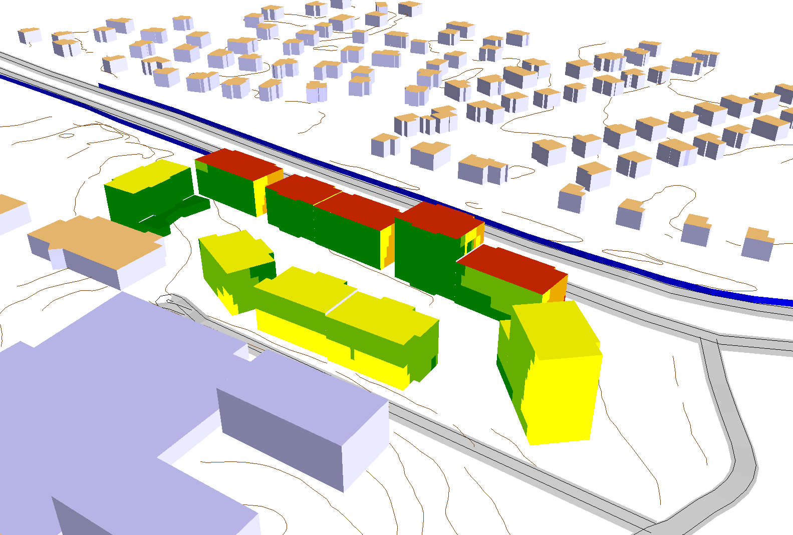 Maximal ljudnivå från vägtrafik LmaxdB(A), frifältsvärde <=