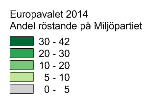 Koropletkartor Gränsers betydelse Källa: