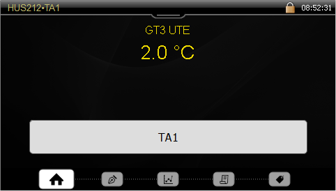 Analog in Knapp Beskrivning Från denna dialog ser man värdet på den analoga ingången. Möjlighet att forcera ingångens status eller utföra givarkalibrering.