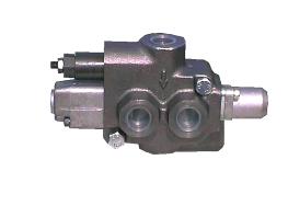 38 (42) Inställning av hydraulsystemets tryck I ventilens ända, på samma sida som ledspaken, finns tryckets ställskruv med låsmutter.