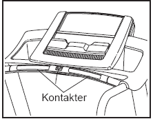 4. Förändra lutningen efter önskemål Tryck på INCLINE, INCLINE eller en av de numrerade lutningsknapparna för att ändra löpbandets lutning.