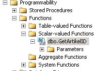 Egendefinierad skalärfunktion UDF UDF = User Defined Function, egen definierad funktion. En UDF är en variant av en lagrad procedur.