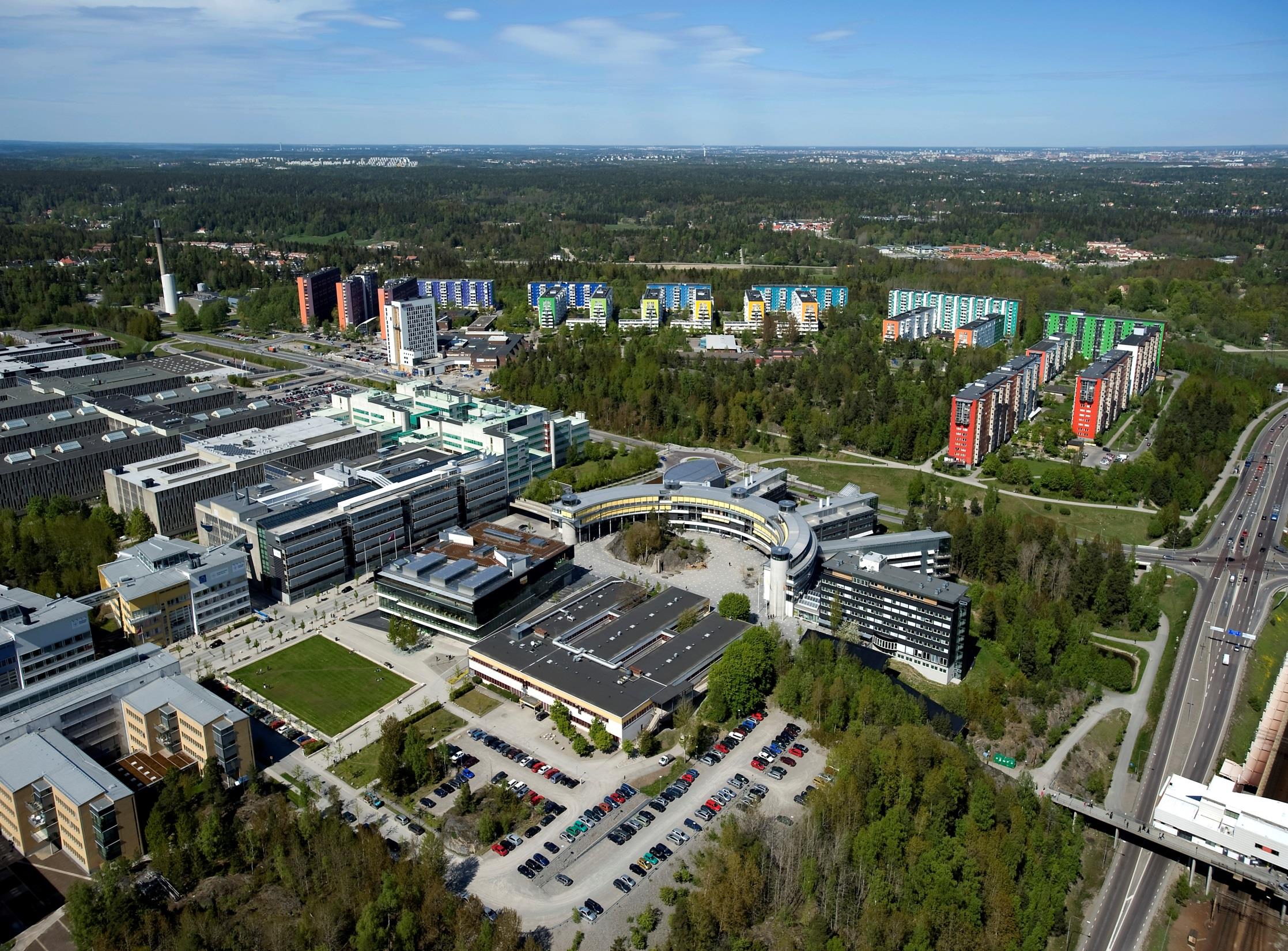 Hälsohögskolan 1987 Flemingsberg pendeltågsstation ca 1985 Novum forskningspark 1950-60-tal På agendan: