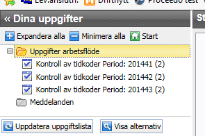 Om det är fel i Agresso och det är gammal flex, som innebär att man inte bör eller kan justera i tidredovisningarna via Underhåll tidrapporter, så finns det en möjlighet att justera saldot manuellt,