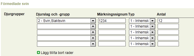 23 (30) Om försäljaren har befullmäktigat förmedlaren att göra en utmönstringsanmälan för denna, kryssa för Försäljarens utmönstringsanmälan så öppnas uppgifterna för utmönstringsanmälan.