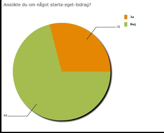 Starta eget kursen var jag tvungen att gå på för att få starta-eget bidrag. Allt annat fick jag ta reda på själv. Kursen var dålig.