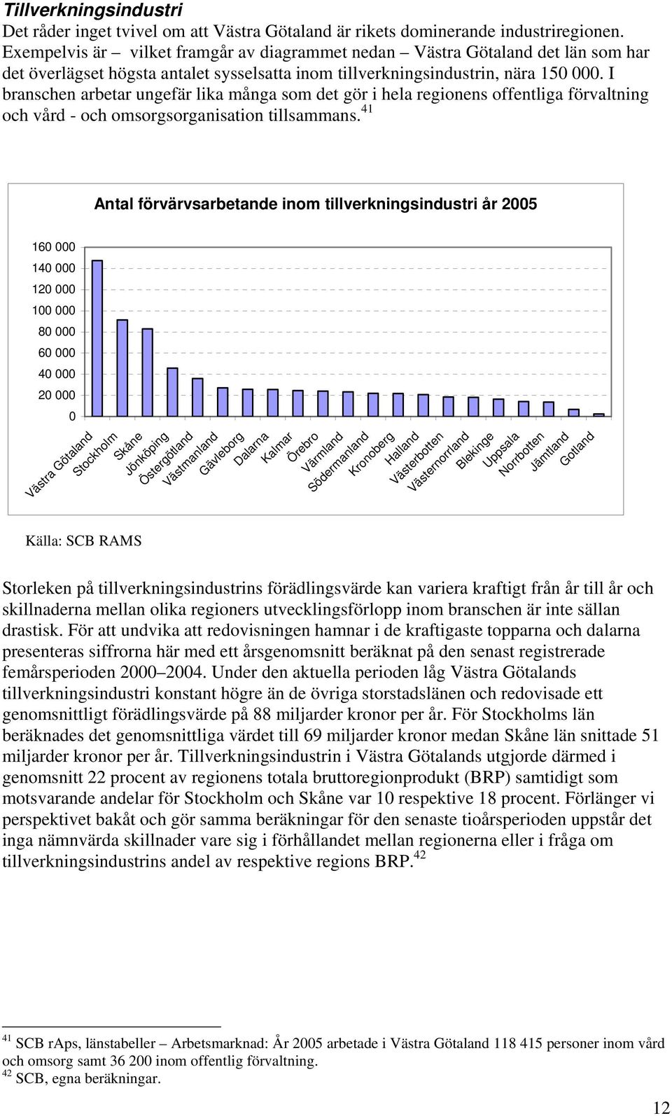 I branschen arbetar ungefär lika många som det gör i hela regionens offentliga förvaltning och vård - och omsorgsorganisation tillsammans.