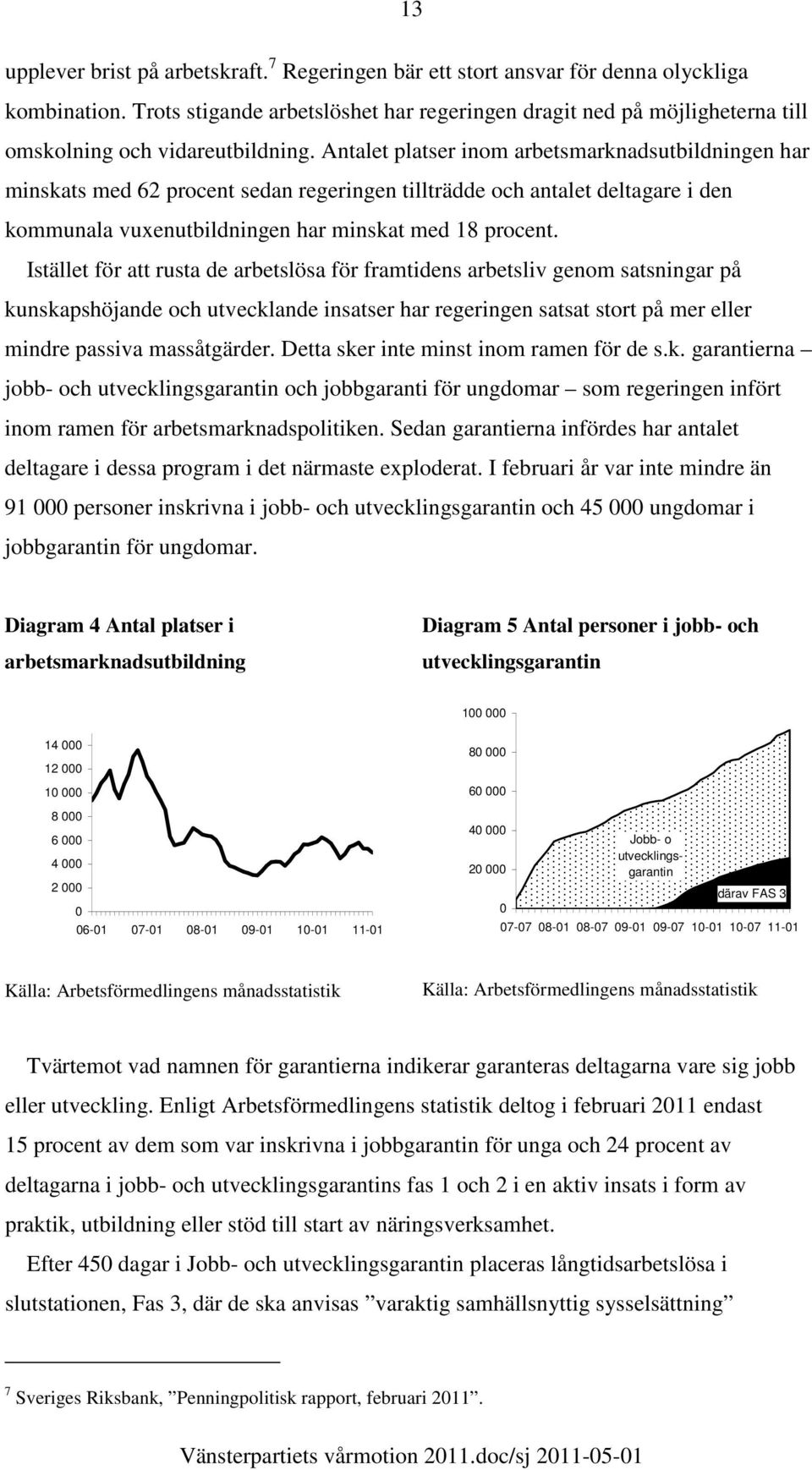 Antalet platser inom arbetsmarknadsutbildningen har minskats med 62 procent sedan regeringen tillträdde och antalet deltagare i den kommunala vuxenutbildningen har minskat med 18 procent.