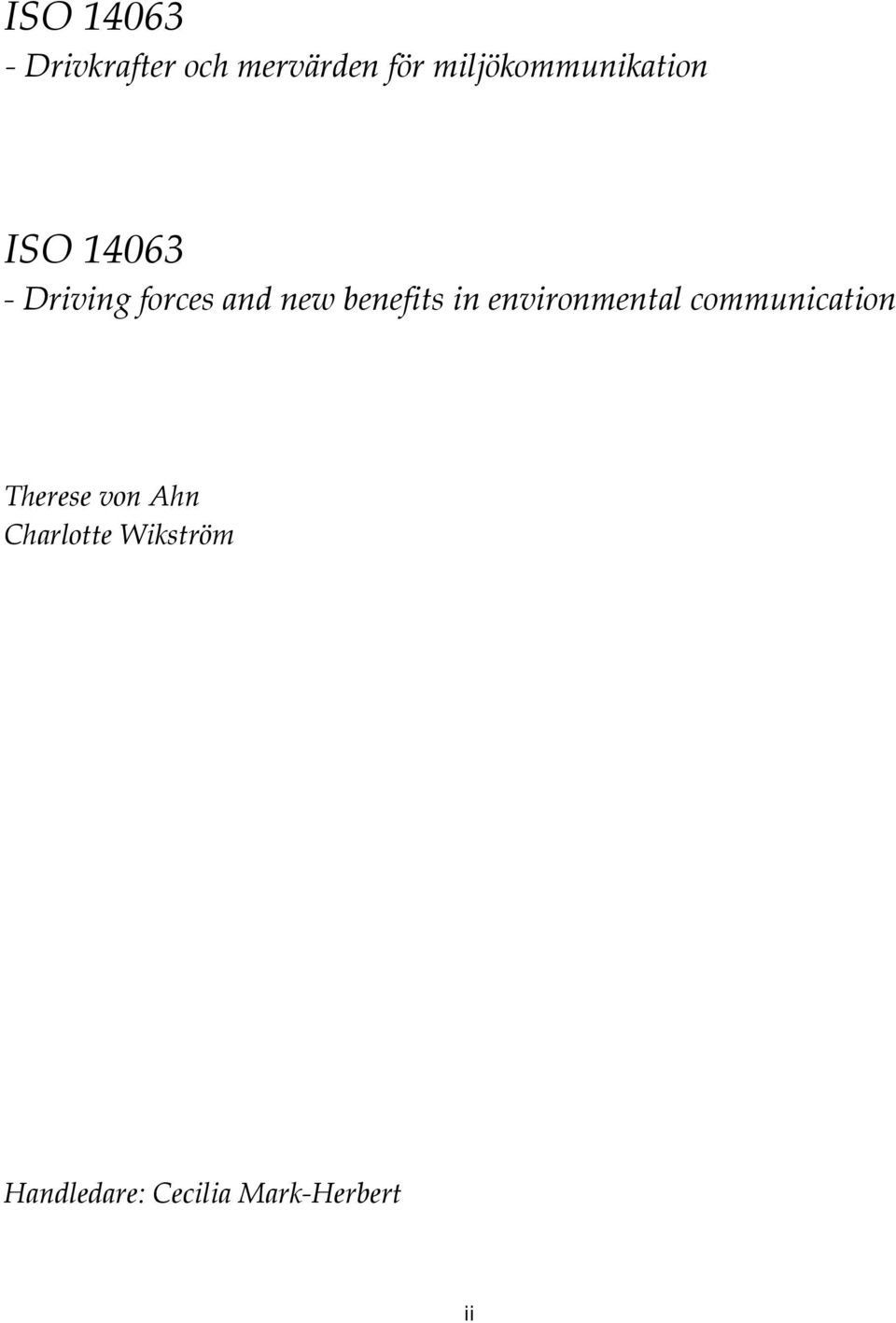 new benefits in environmental communication