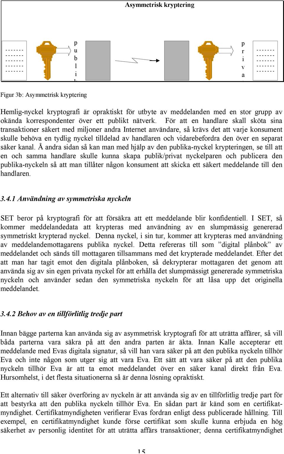 För att en handlare skall sköta sina transaktioner säkert med miljoner andra Internet användare, så krävs det att varje konsument skulle behöva en tydlig nyckel tilldelad av handlaren och