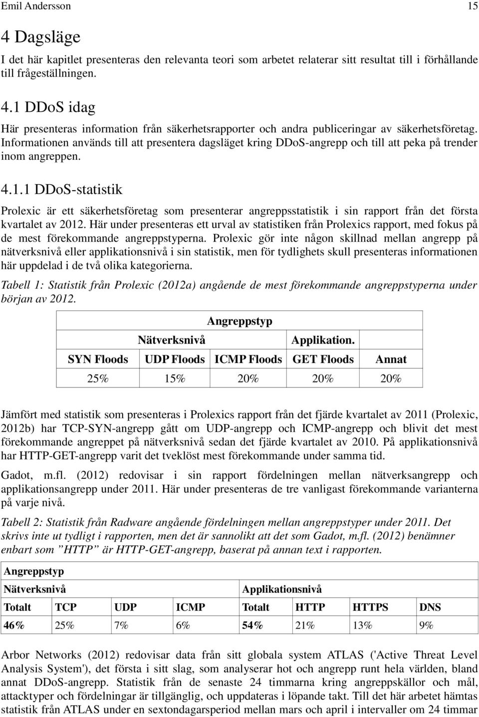 1 DDoS-statistik Prolexic är ett säkerhetsföretag som presenterar angreppsstatistik i sin rapport från det första kvartalet av 2012.