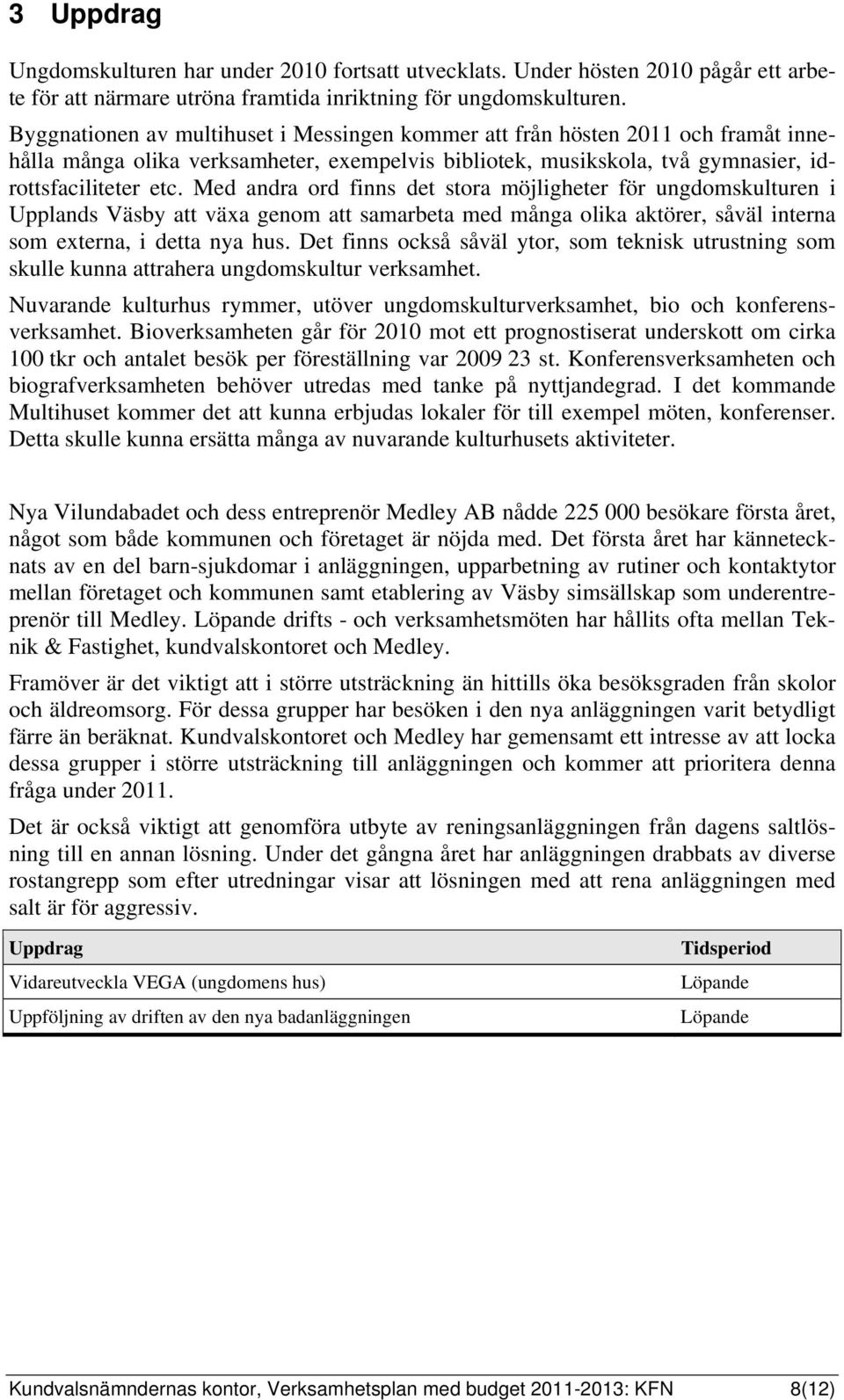 Med andra ord finns det stora möjligheter för ungdomskulturen i Upplands Väsby att växa genom att samarbeta med många olika aktörer, såväl interna som externa, i detta nya hus.