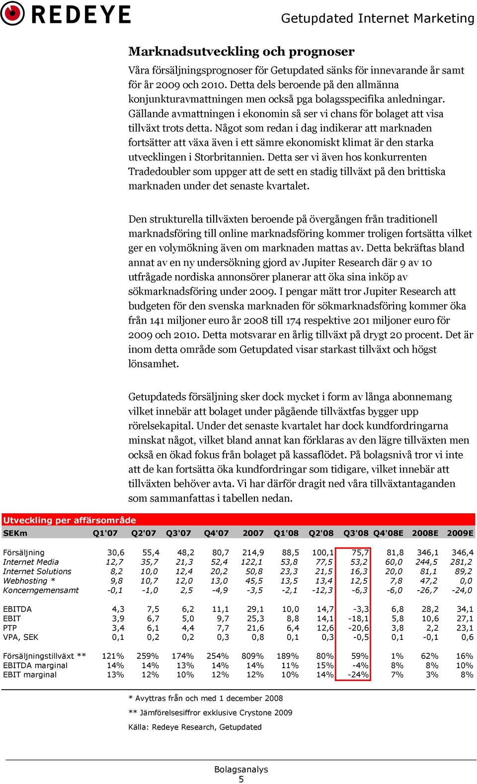 Något som redan i dag indikerar att marknaden fortsätter att växa även i ett sämre ekonomiskt klimat är den starka utvecklingen i Storbritannien.