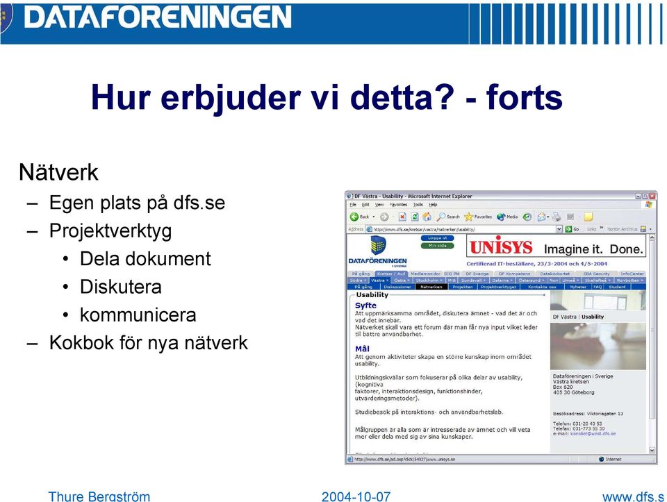 se Projektverktyg Dela dokument