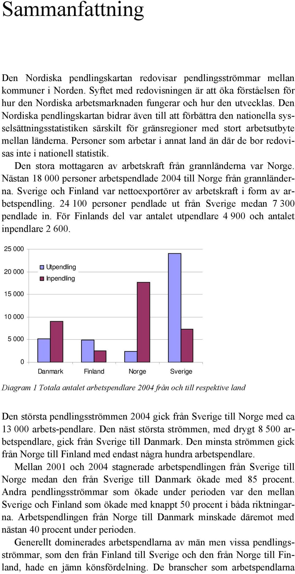 Den Nordiska pendlingskartan bidrar även till att förbättra den nationella sysselsättningsstatistiken särskilt för gränsregioner med stort arbetsutbyte mellan länderna.