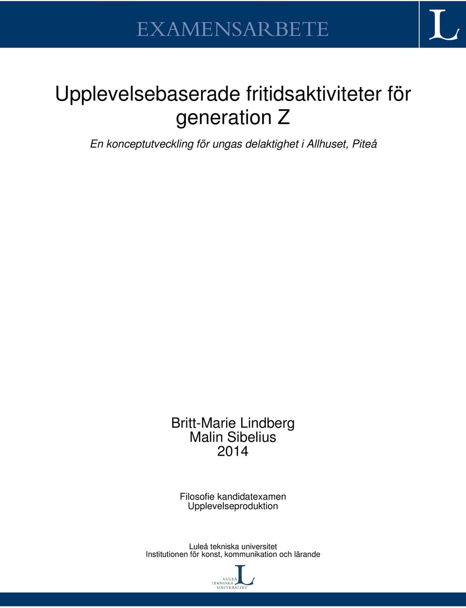 Lindberg Malin Sibelius 2014 Filosofie kandidatexamen